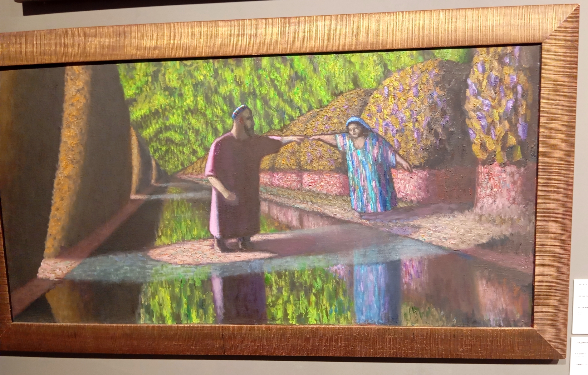 Картины художника, словно путеводитель по тенистым улицам и дворам старого Душанбе, кишлакам в его окрестностях. Фото: Дмитрий Сивков