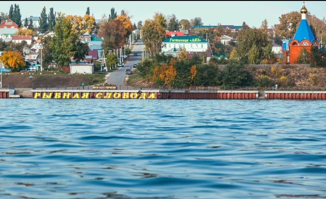 Рыбно-Слободский район РТ. Набережная реки Камы