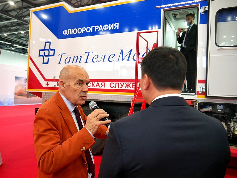 На выставке «Сделано в Татарстане» можно пройти флюорографию и получить результат, обработанный ИИ, на смартфон